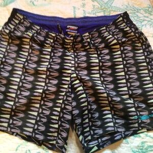Speedo, medium, purple and yellow